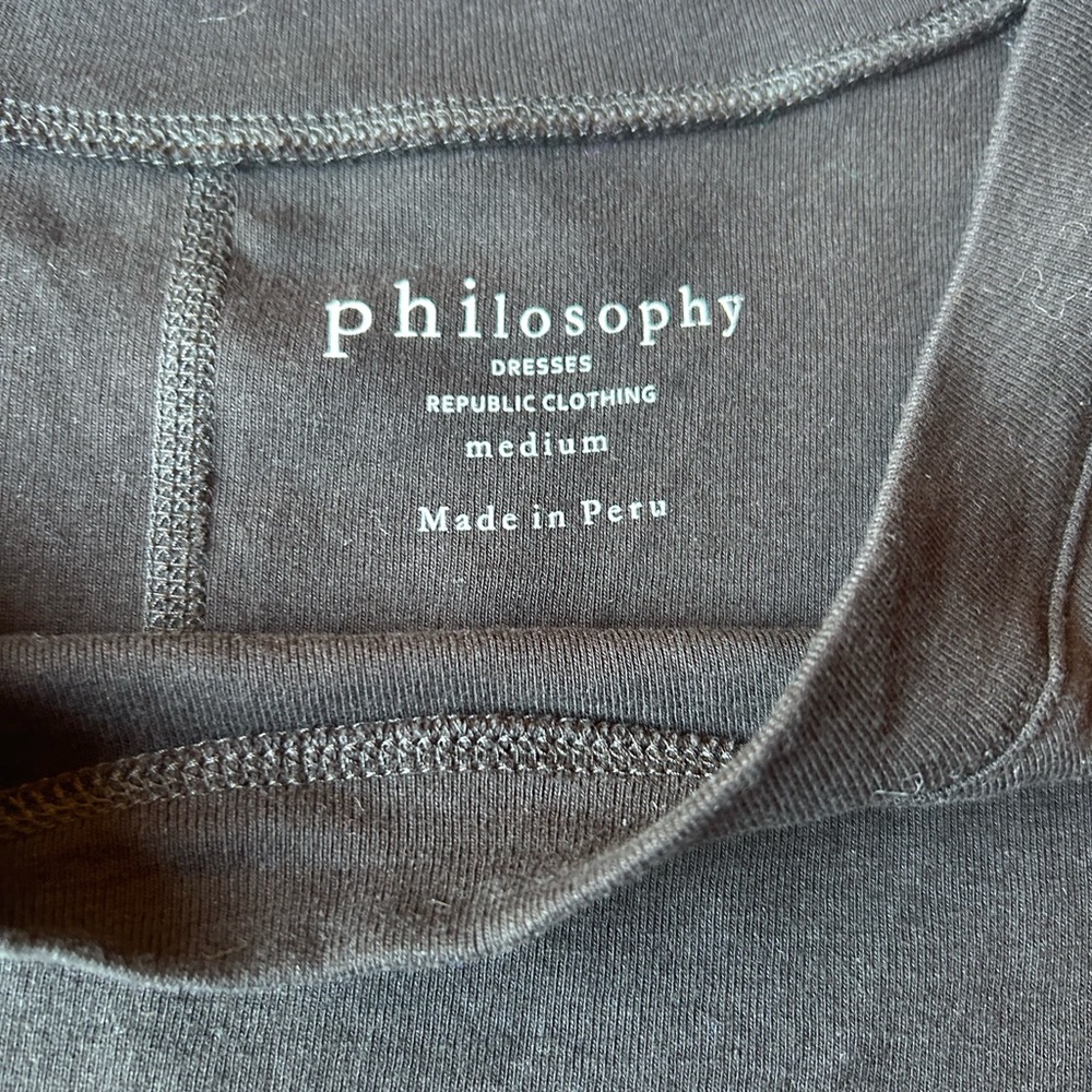 Philosophy Black Mini Dress - Picture 8 of 10